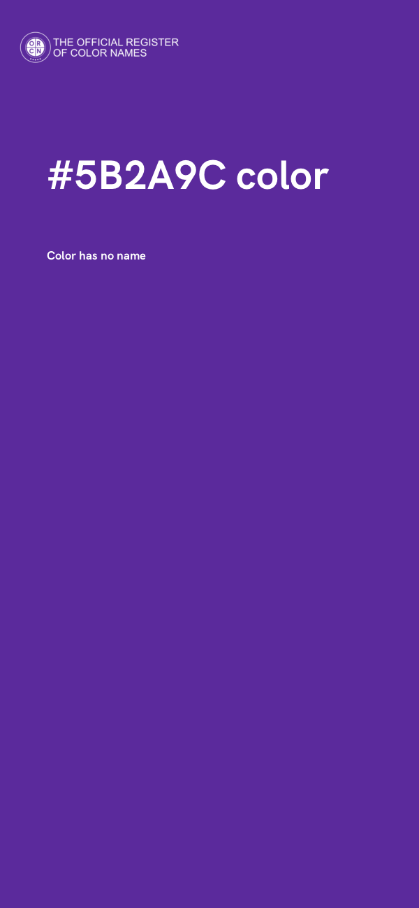 #5B2A9C color image