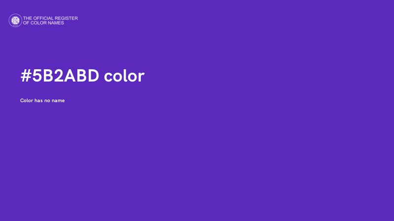 #5B2ABD color image