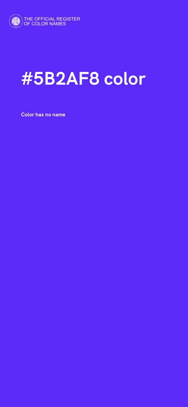 #5B2AF8 color image