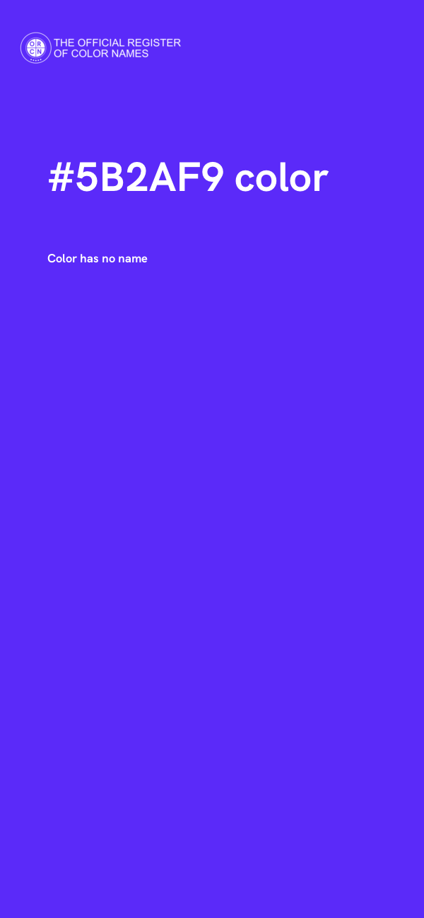 #5B2AF9 color image