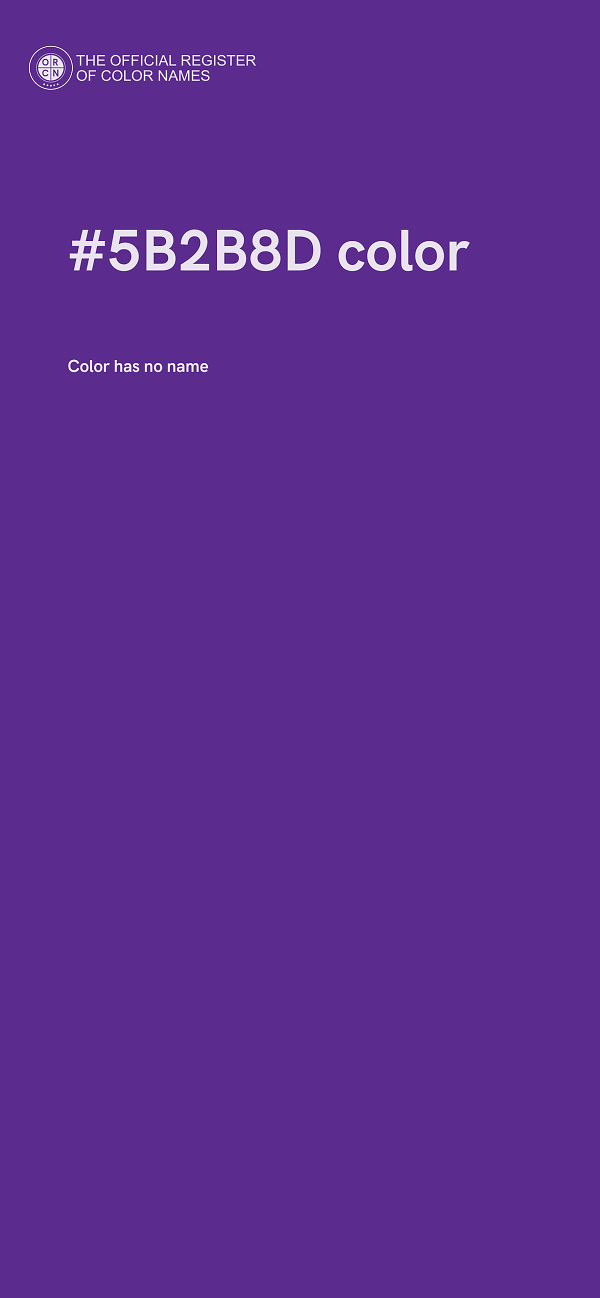 #5B2B8D color image