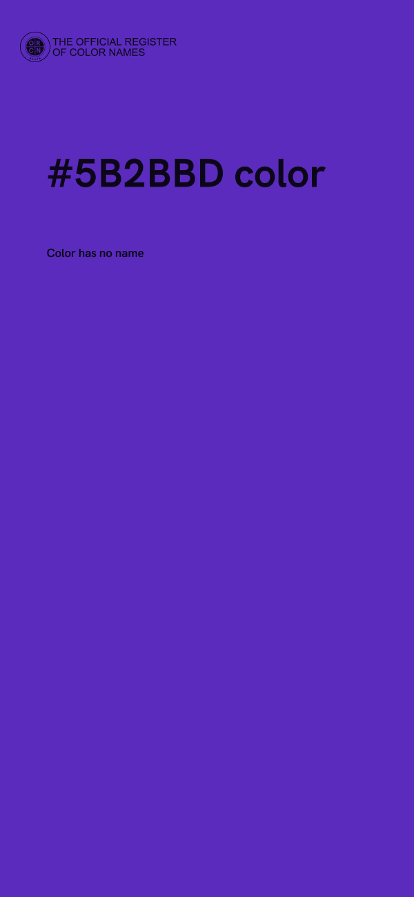 #5B2BBD color image