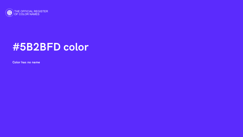#5B2BFD color image