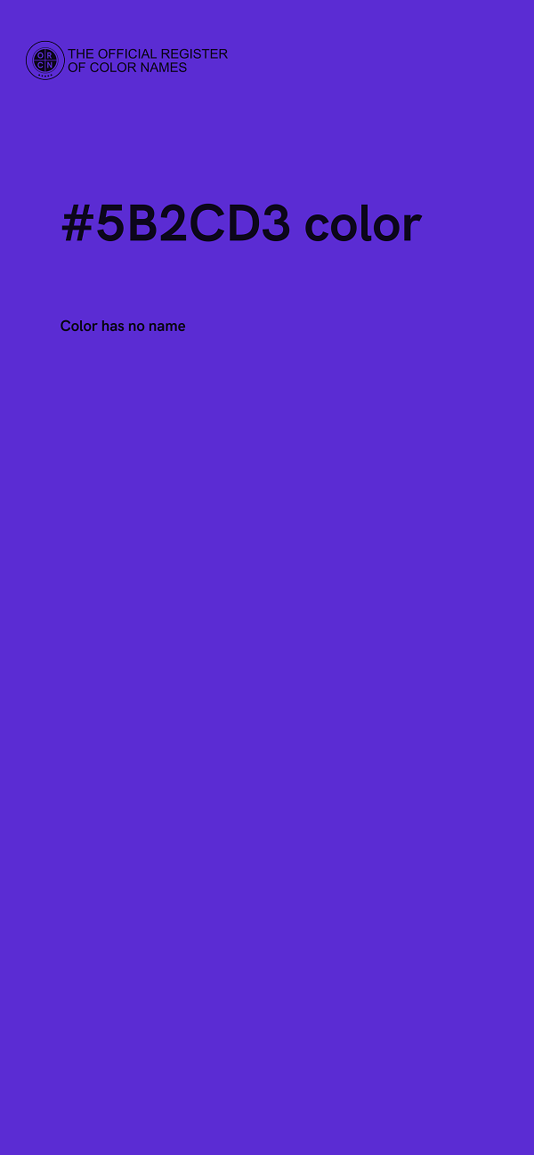 #5B2CD3 color image