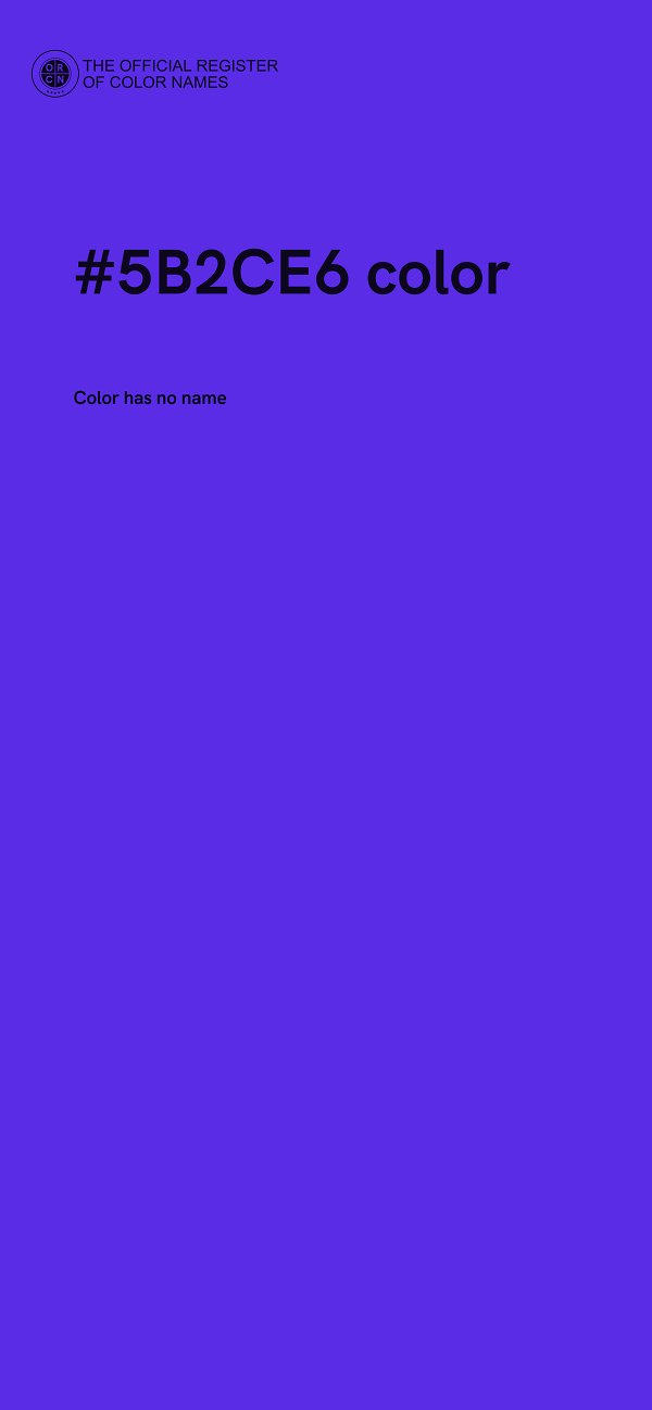 #5B2CE6 color image