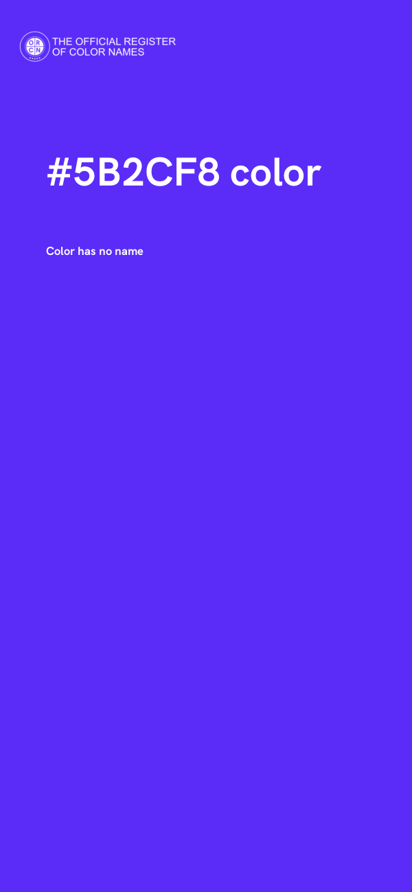 #5B2CF8 color image