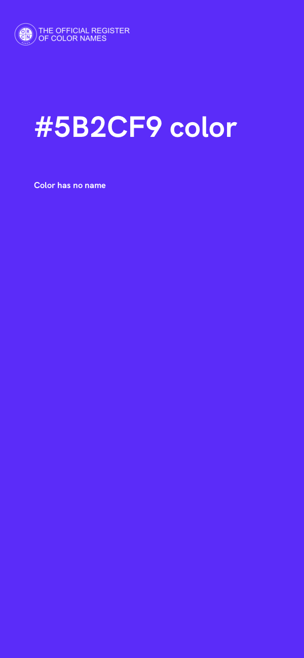 #5B2CF9 color image