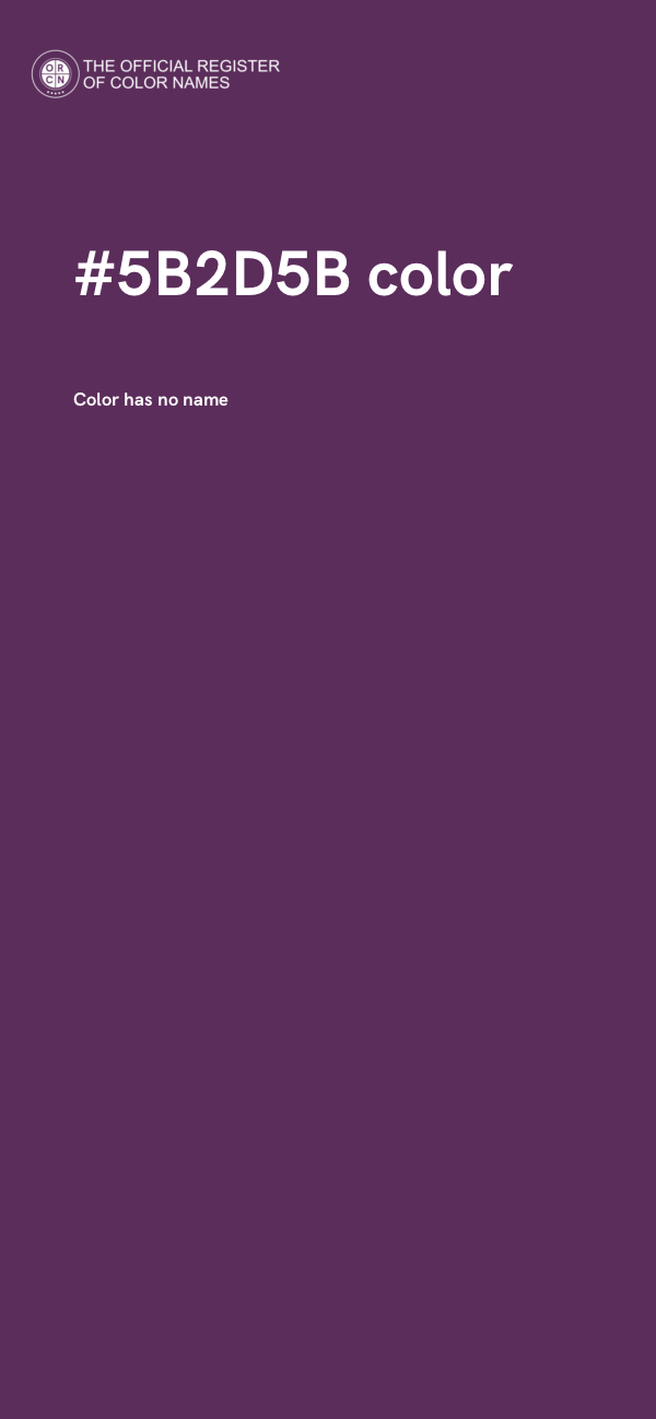 #5B2D5B color image