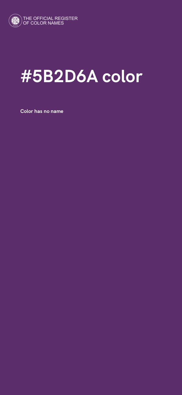 #5B2D6A color image