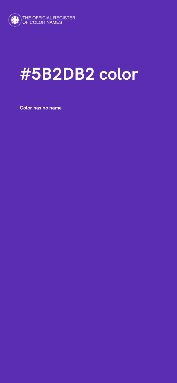 #5B2DB2 color image