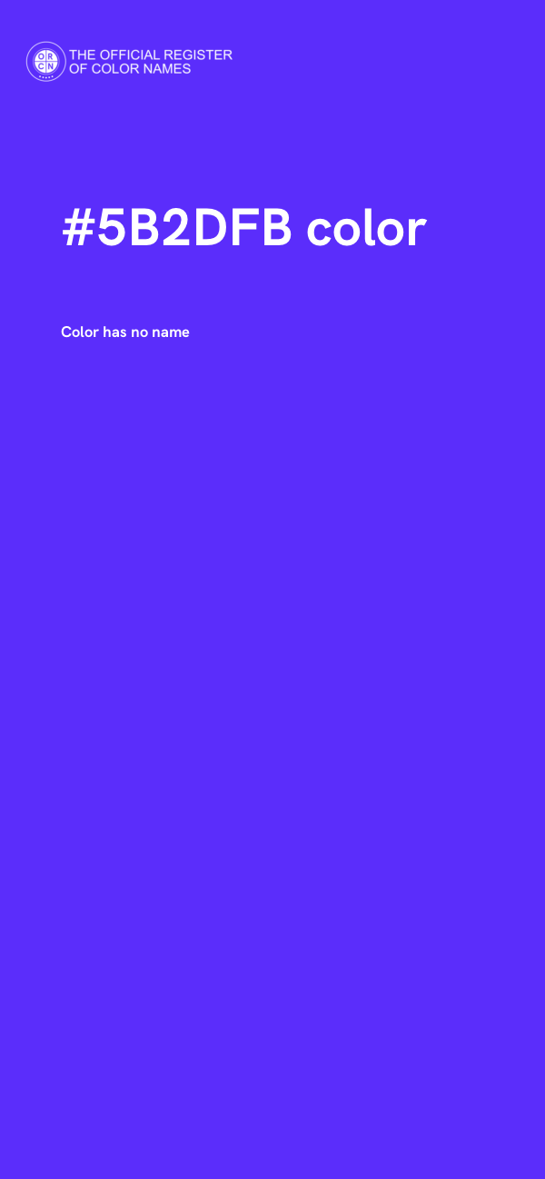 #5B2DFB color image