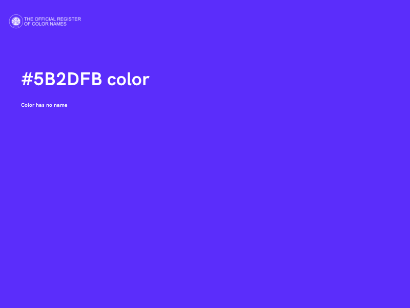 #5B2DFB color image