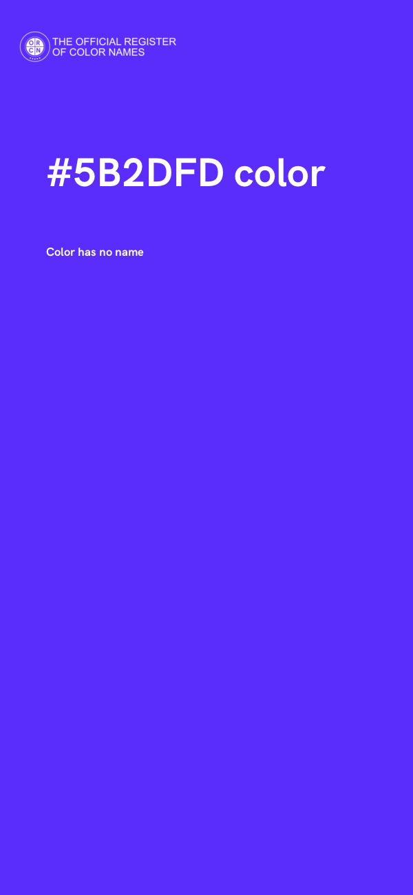 #5B2DFD color image