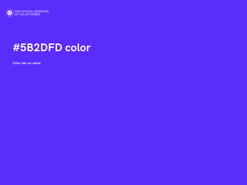 #5B2DFD color image