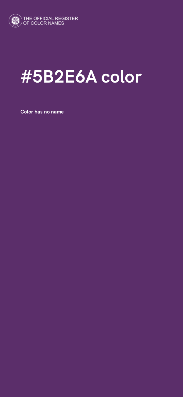 #5B2E6A color image