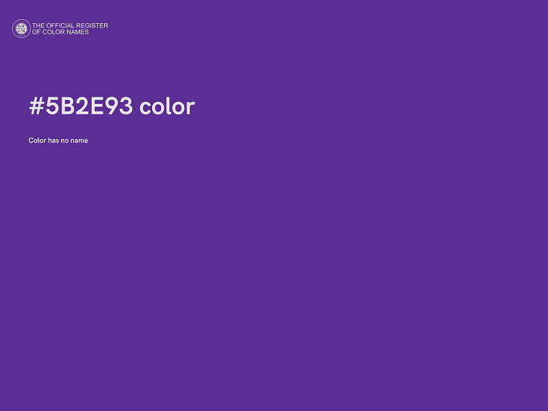 #5B2E93 color image