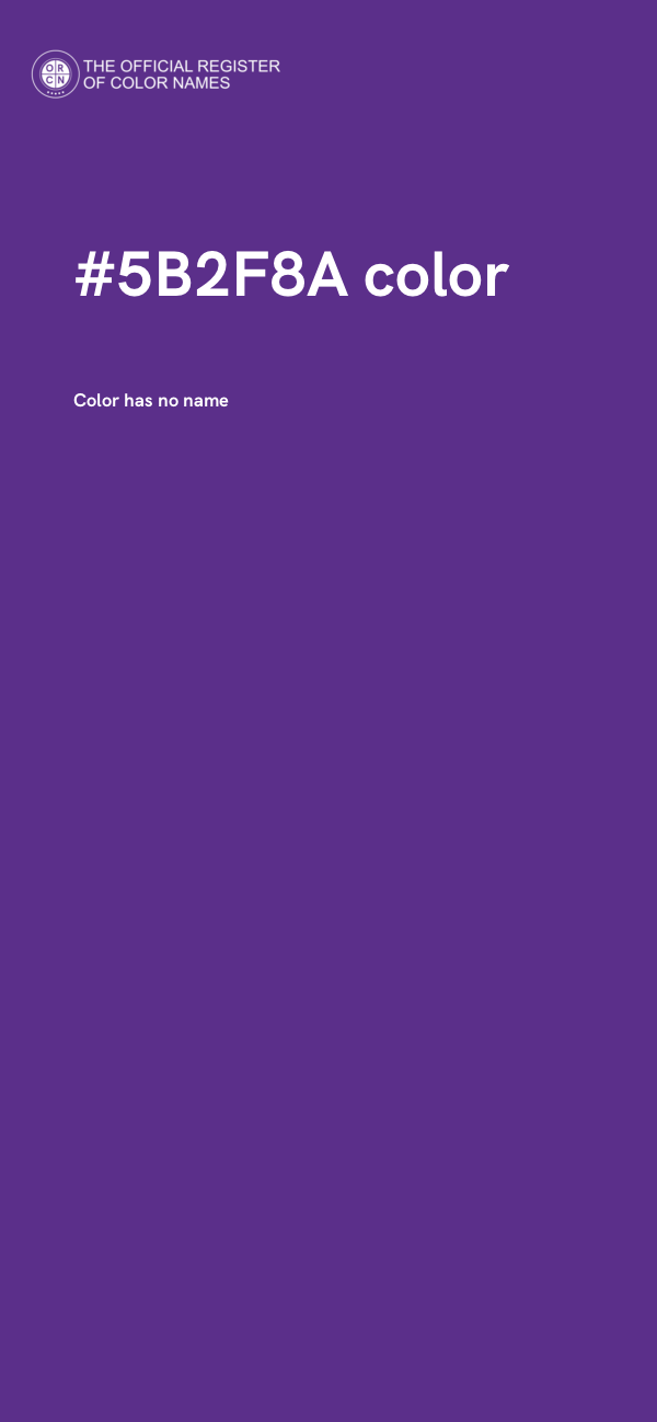 #5B2F8A color image