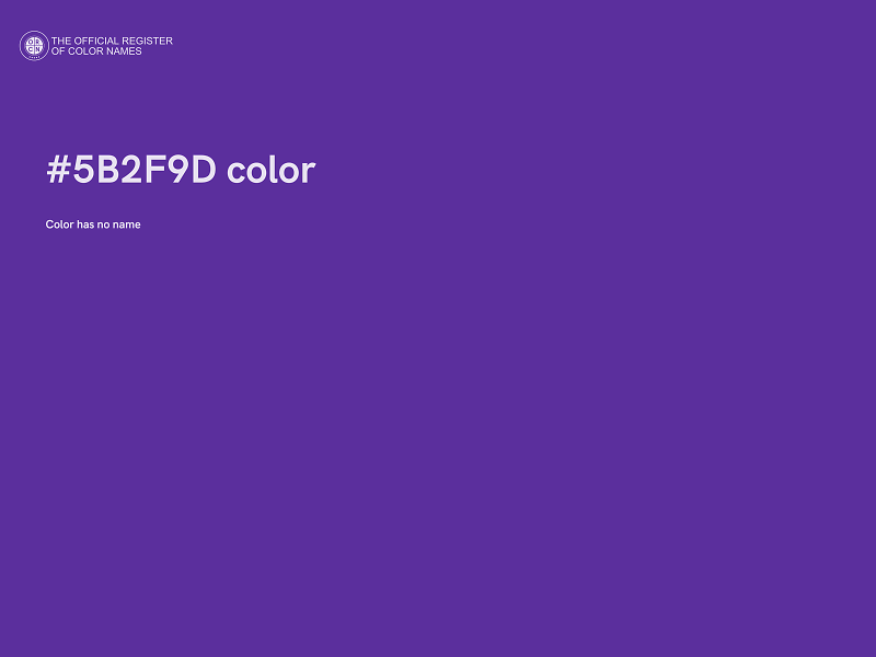 #5B2F9D color image