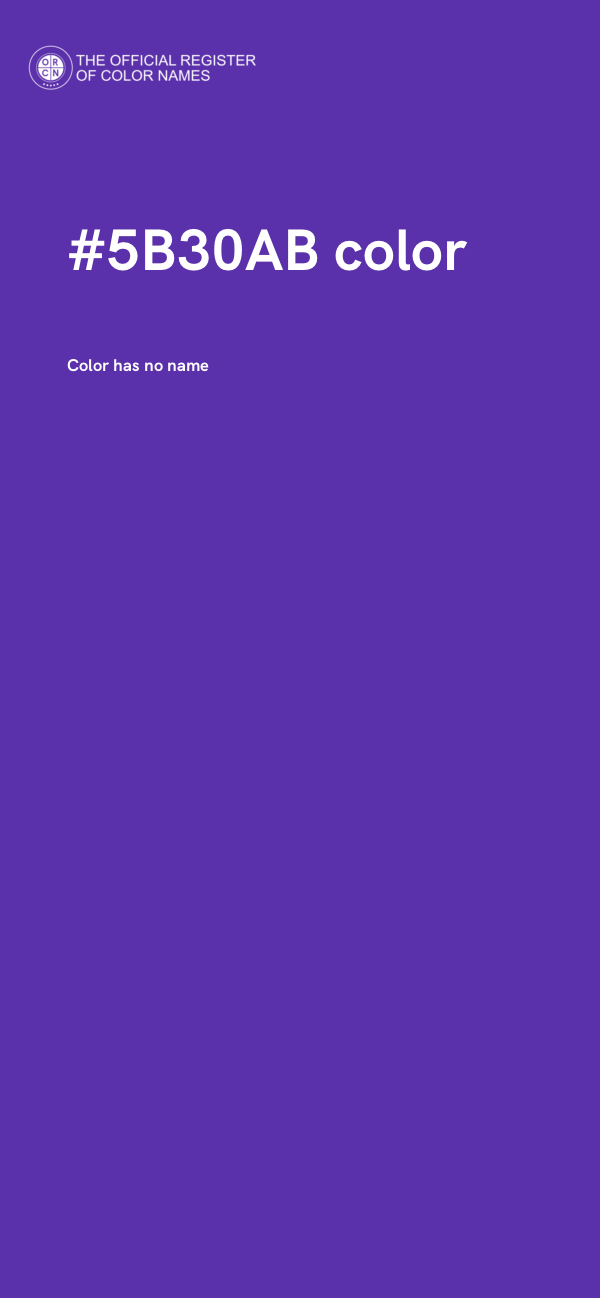 #5B30AB color image
