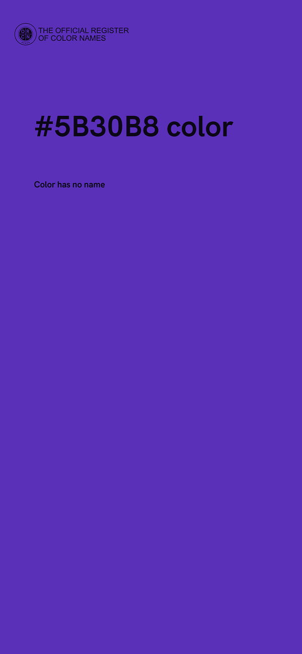 #5B30B8 color image