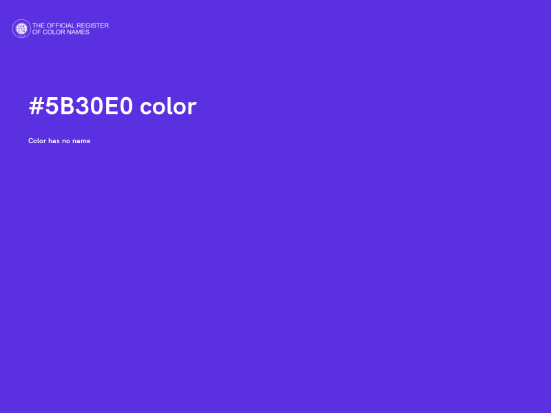 #5B30E0 color image
