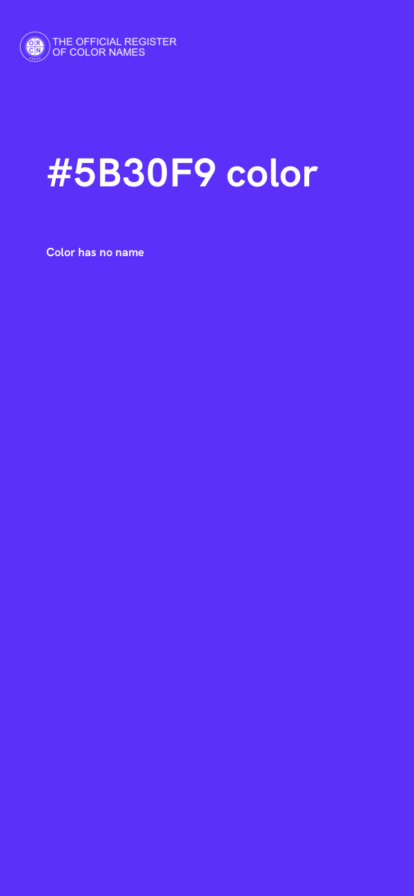 #5B30F9 color image