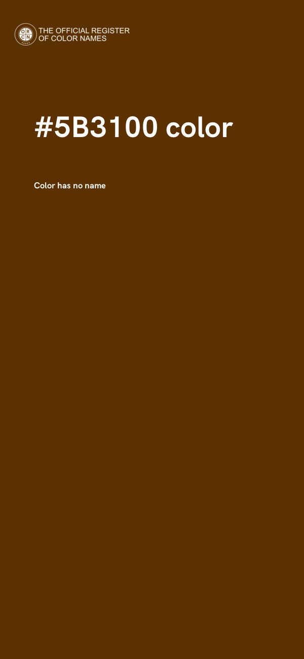 #5B3100 color image
