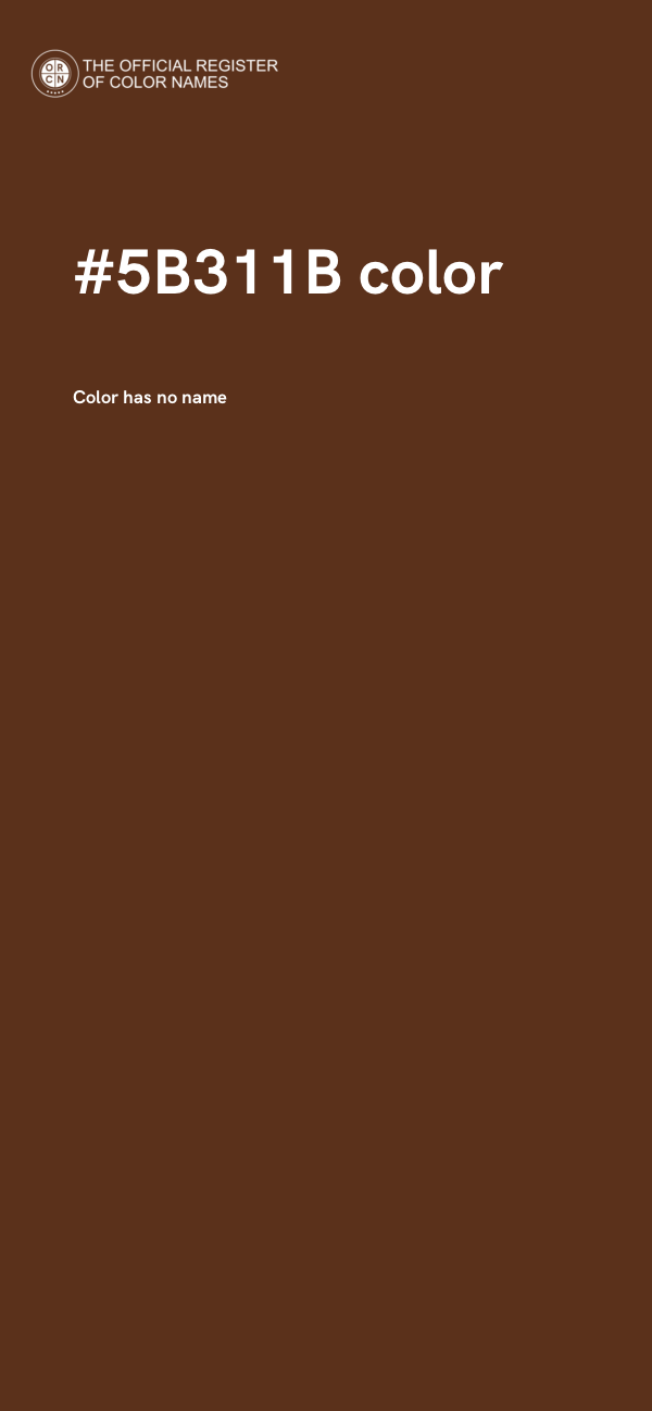 #5B311B color image