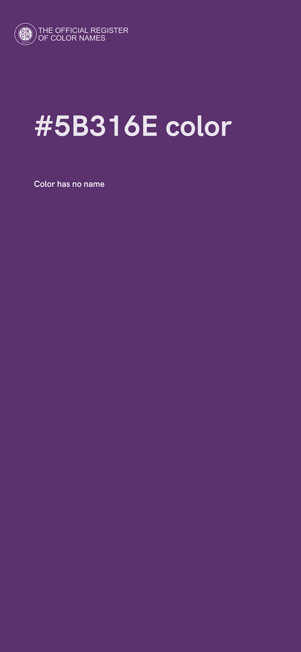 #5B316E color image