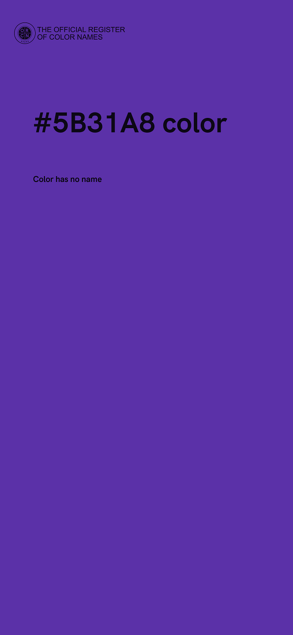 #5B31A8 color image