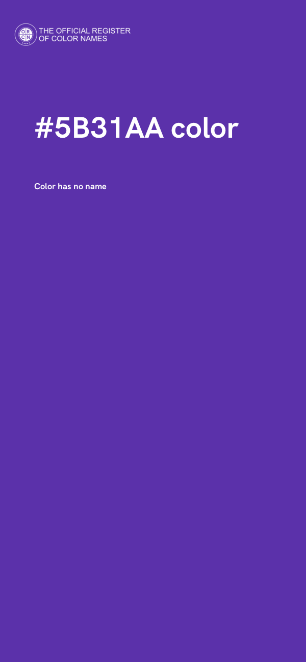 #5B31AA color image