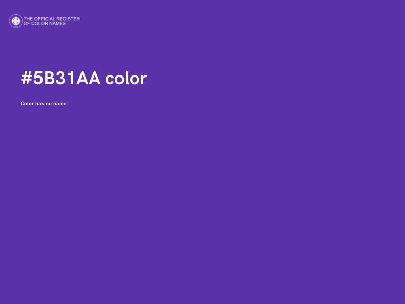 #5B31AA color image