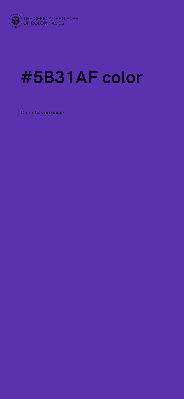 #5B31AF color image