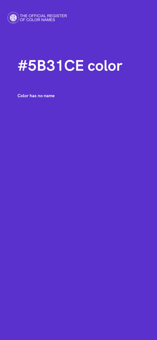 #5B31CE color image