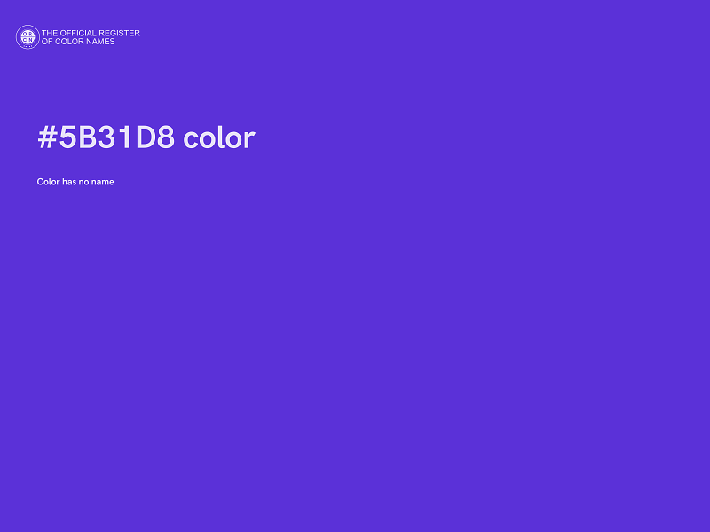 #5B31D8 color image