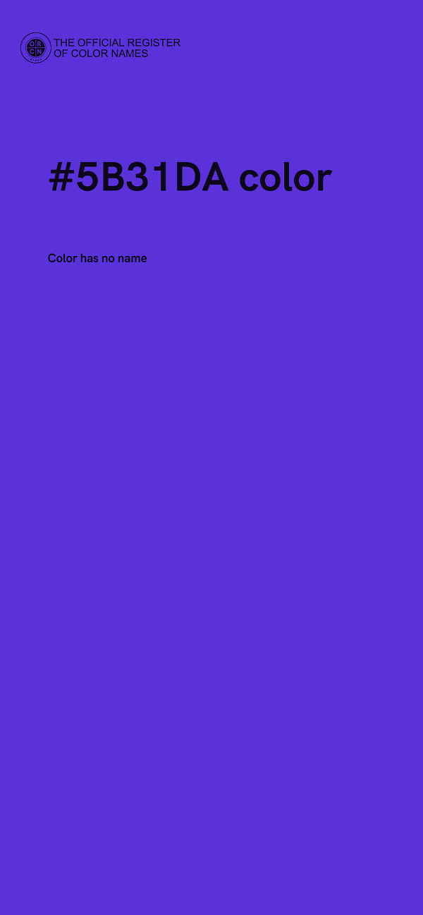 #5B31DA color image