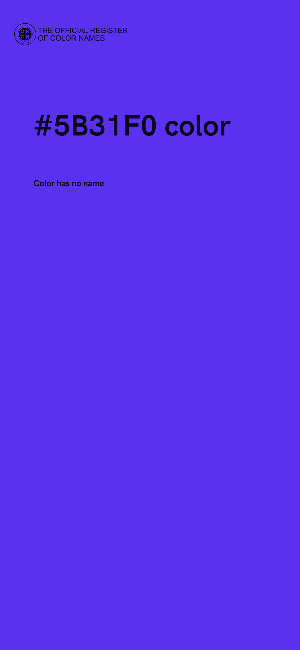 #5B31F0 color image