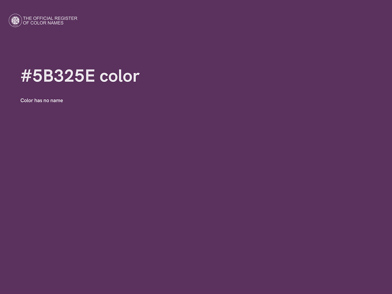 #5B325E color image