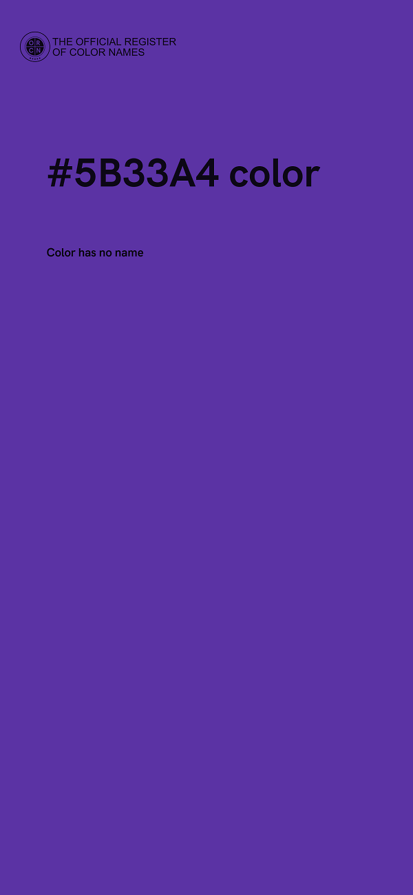 #5B33A4 color image