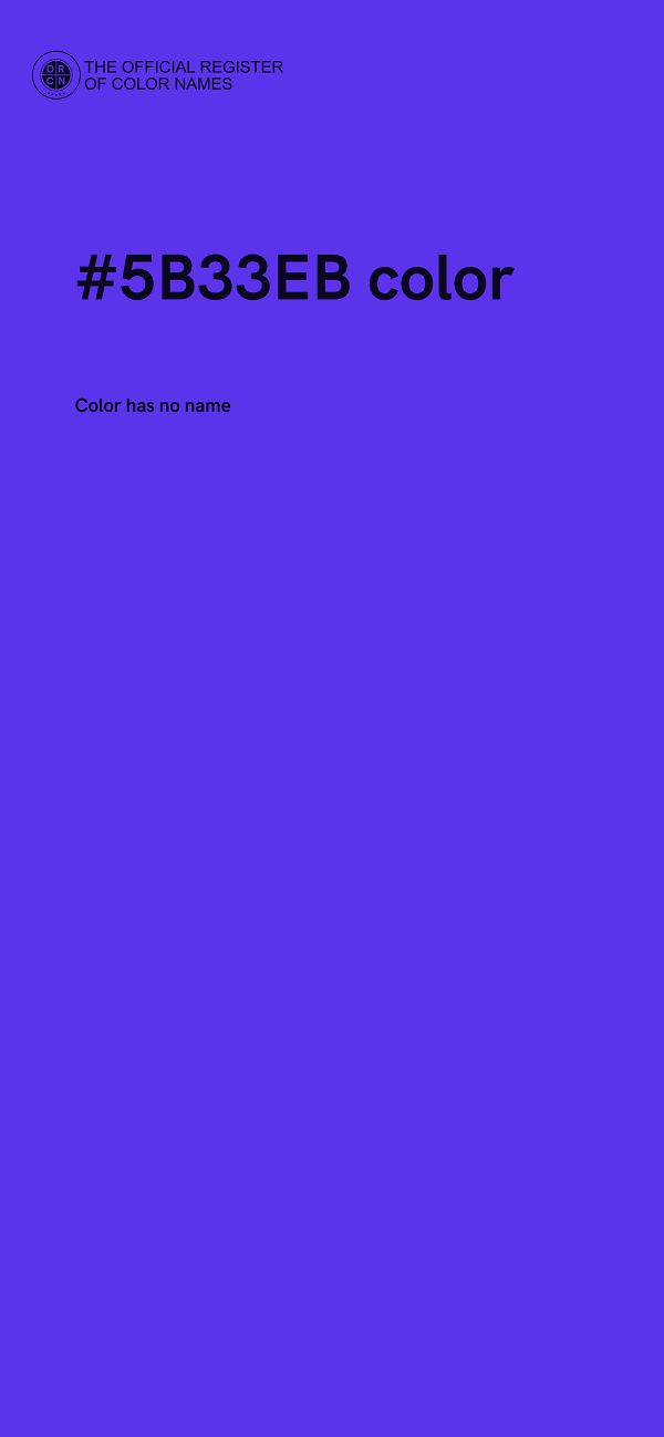 #5B33EB color image