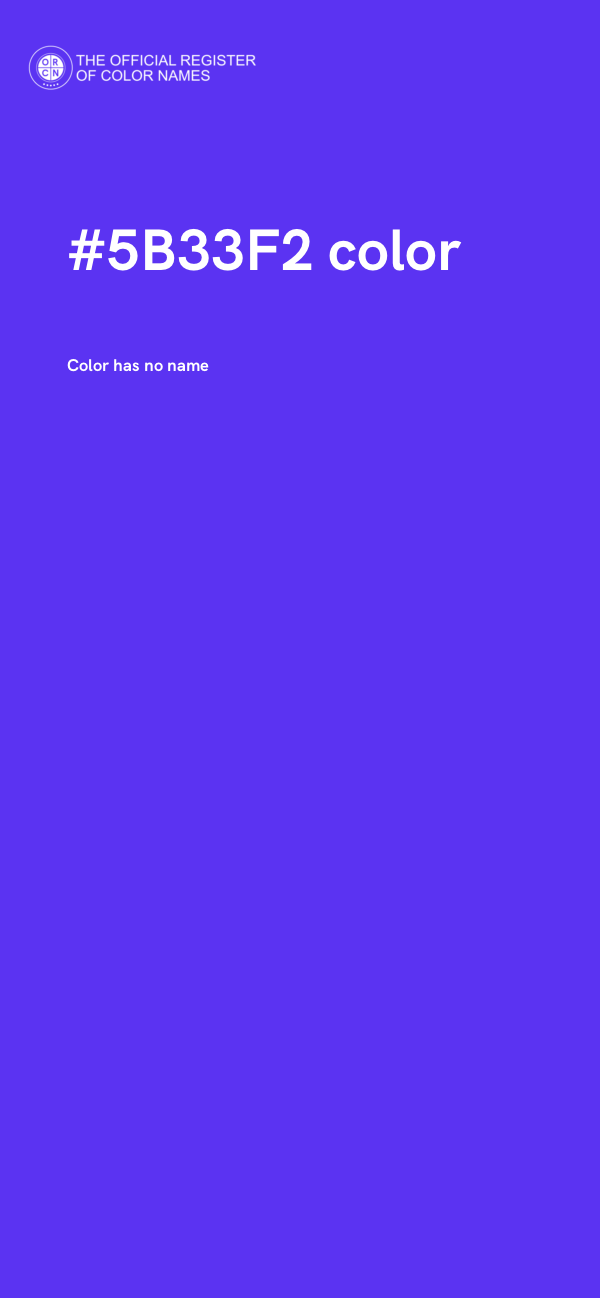 #5B33F2 color image