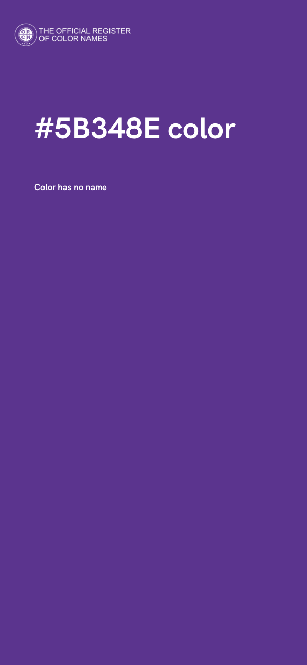 #5B348E color image