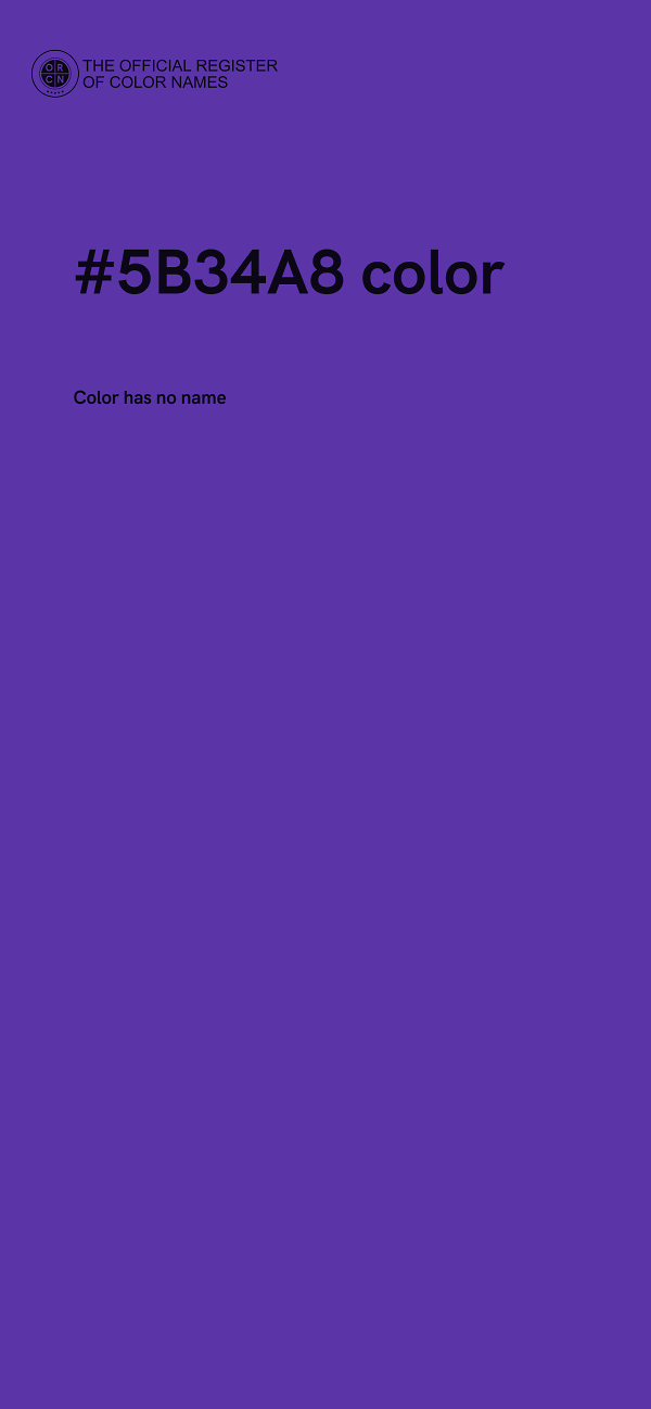 #5B34A8 color image