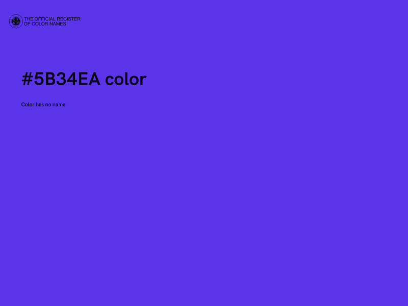 #5B34EA color image