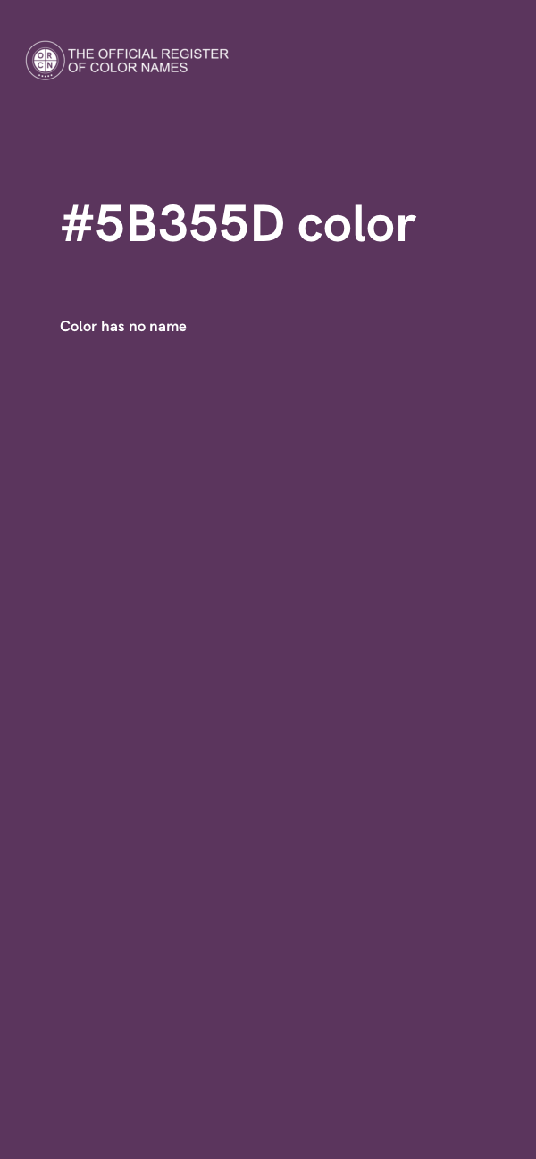 #5B355D color image