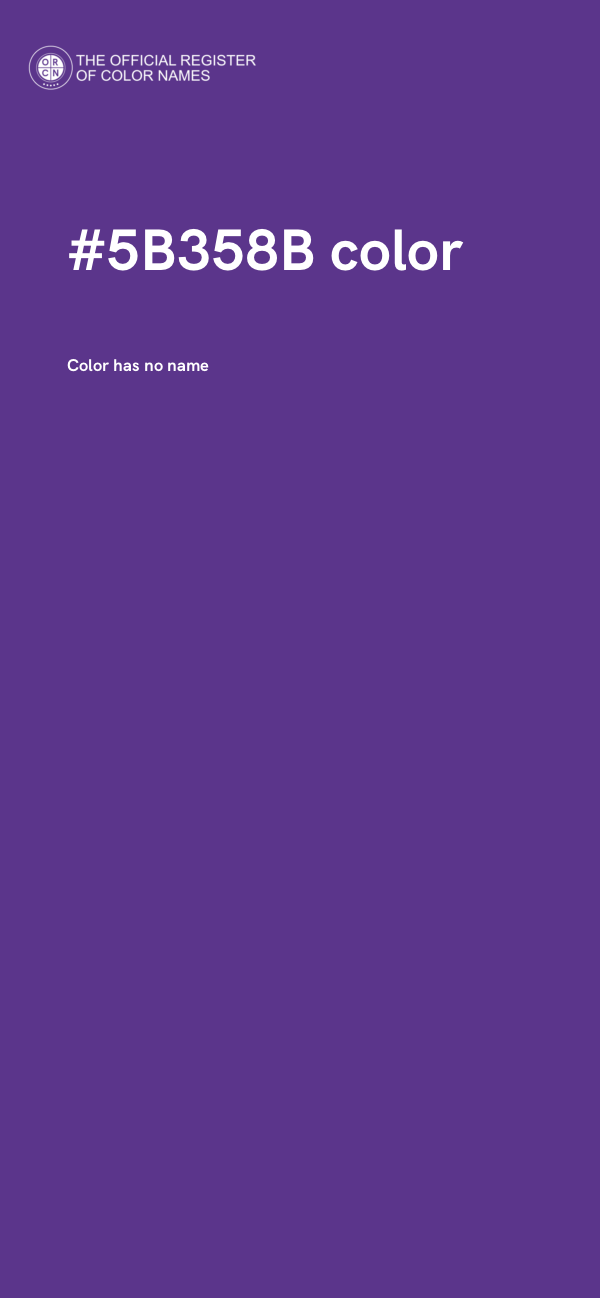 #5B358B color image