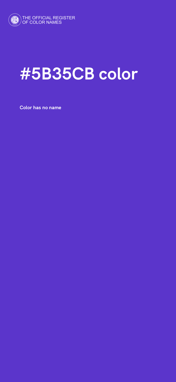 #5B35CB color image