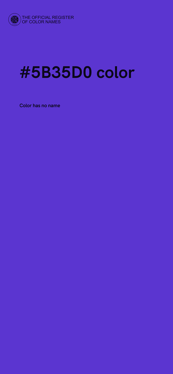 #5B35D0 color image