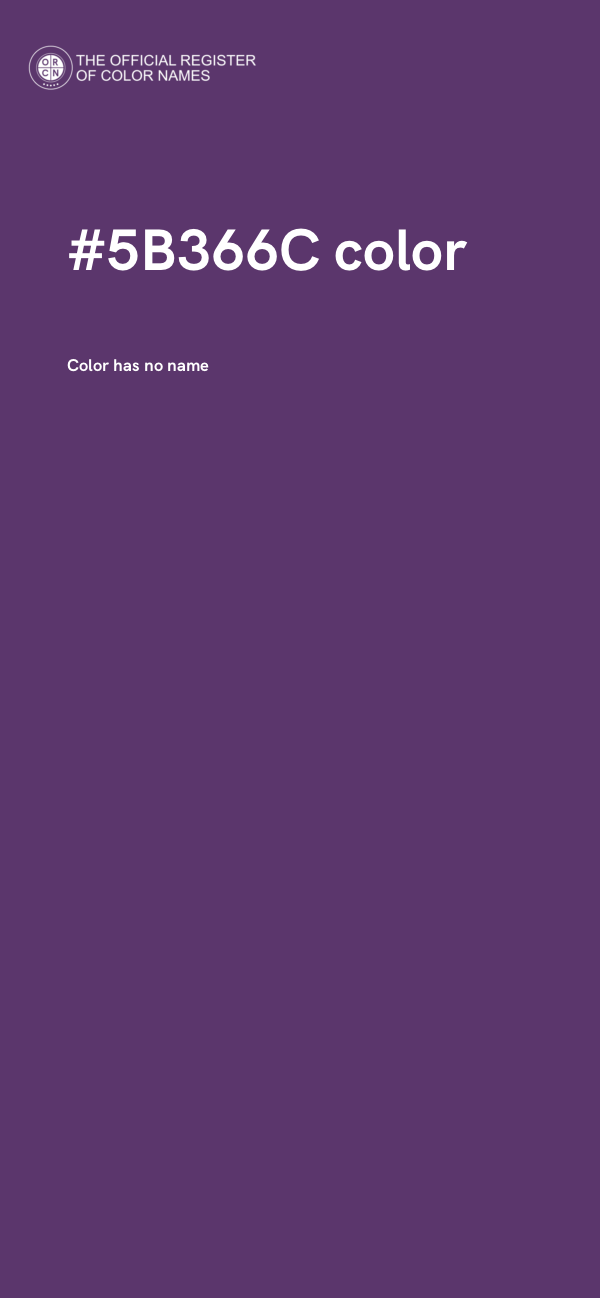 #5B366C color image