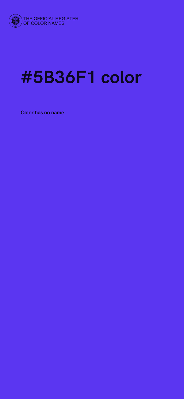 #5B36F1 color image